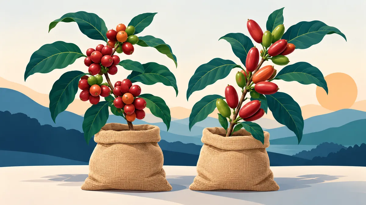 So sánh sàn giao dịch hợp đồng tương lai cà phê Robusta và Arabica